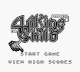 Prophecy:The Viking Child title screen for GameBoy